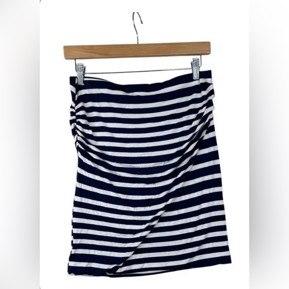 CAbi Striped Tube top size medium Blue(navy)/White Women